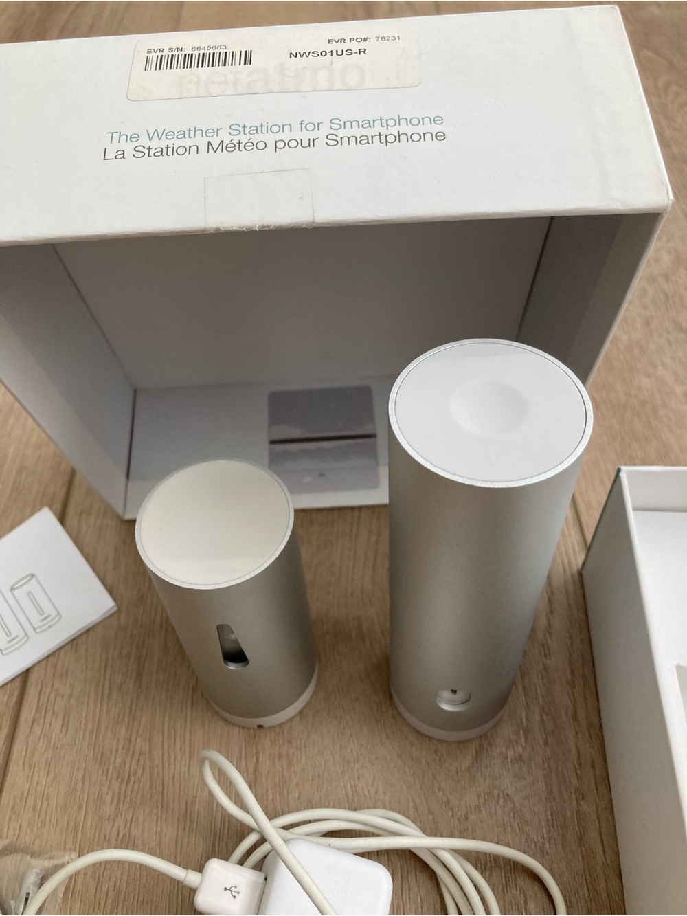 Netatmo Weather Station Indoor Outdoor w/ Wireless Outdoor Sensor - Picture 3 of 6